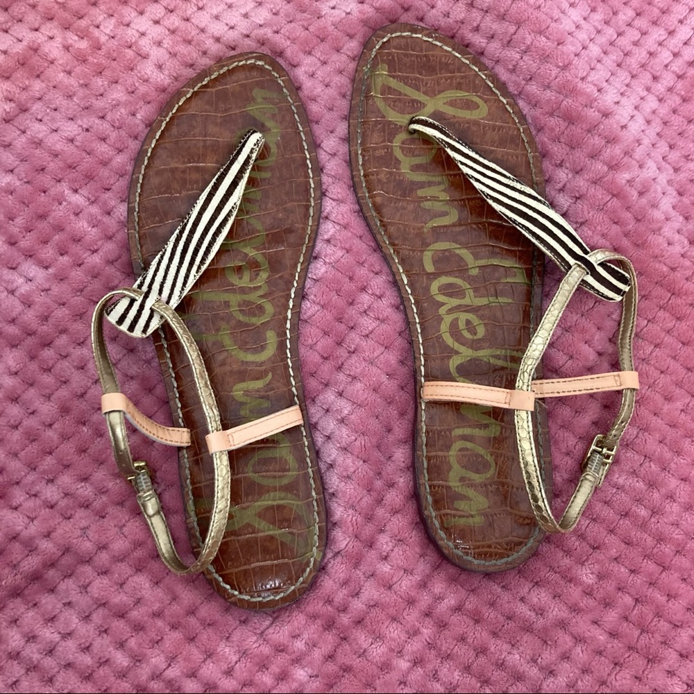Sam Edelman Zebra Print Sandals
